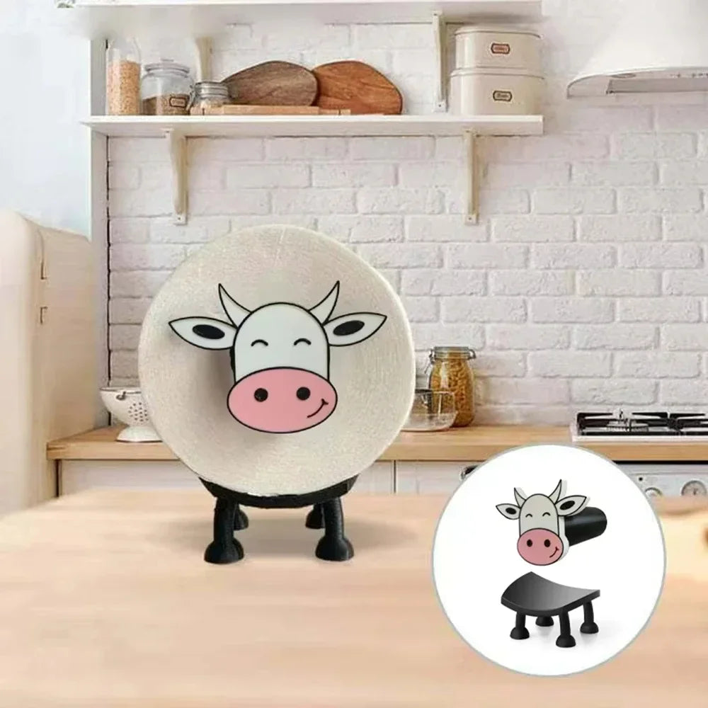 Cow Black Sheep Toilet Roll Holder Funny Toilet Paper Bathroom 3D Printed Loo Roll Holder Hilarious Tissue Paper Roll Storage